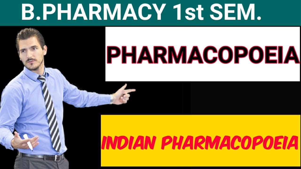 Pharmaceutics CH-3 | Introduction Of Pharmacopoeia | Pharmacy Online Lecture