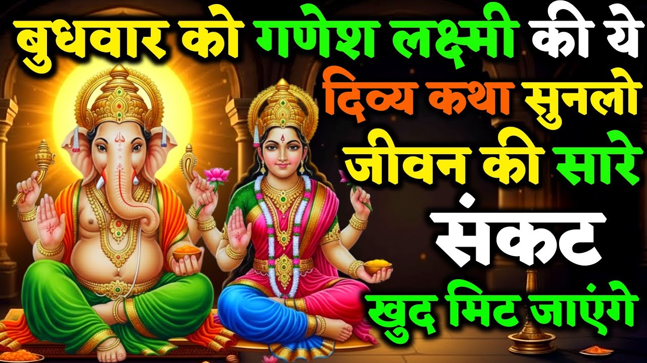 एक बार बुधवार को गणेश जी की ये कथा सुन लो, फिर कभी कष्ट नहीं आएगा | Buddhvar Vrat Kath