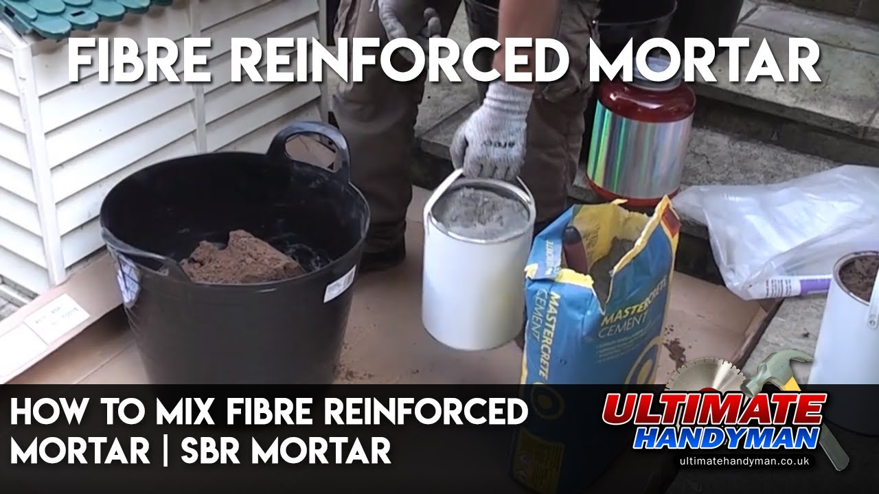 How to mix fibre reinforced mortar | SBR mortar