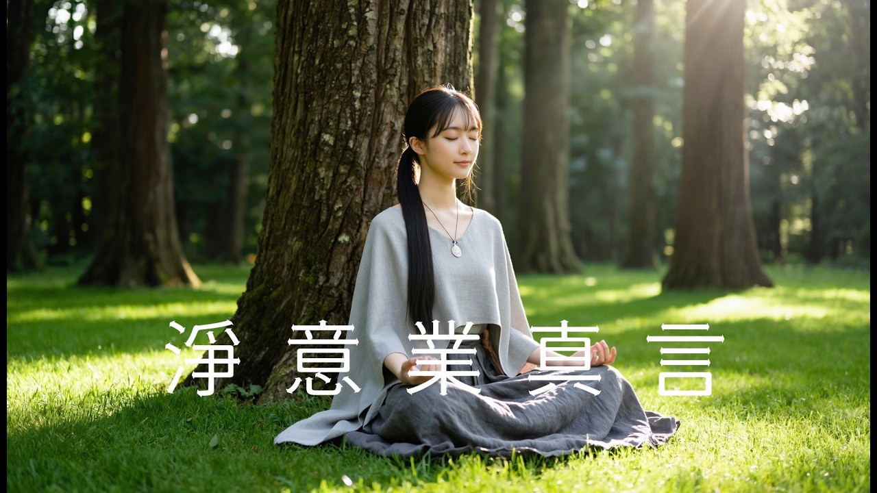 1小時 淨意業真言｜如水晶般清透的洗滌｜消除雜念、淨化思緒的流動之音 (Om Vajra Dam)