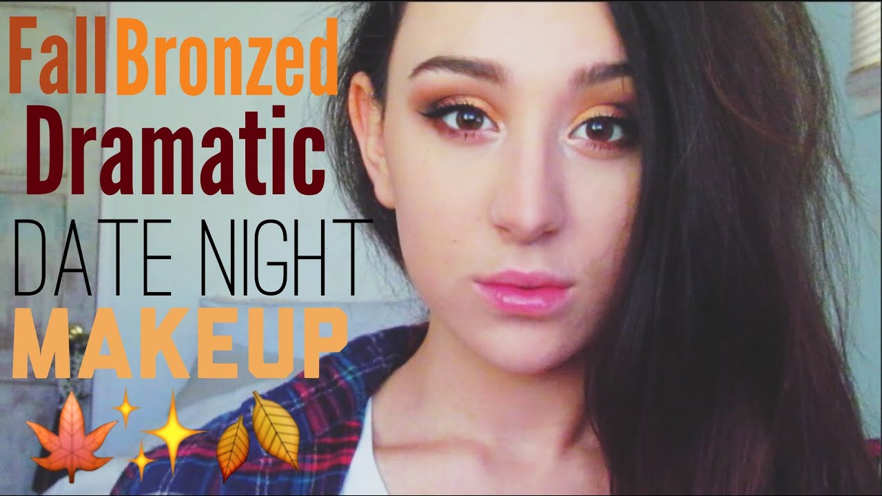 Dramatic Fall Date Night Makeup Tutorial | Mackenzie Marie | Golden Bronzed Smokey Sexy