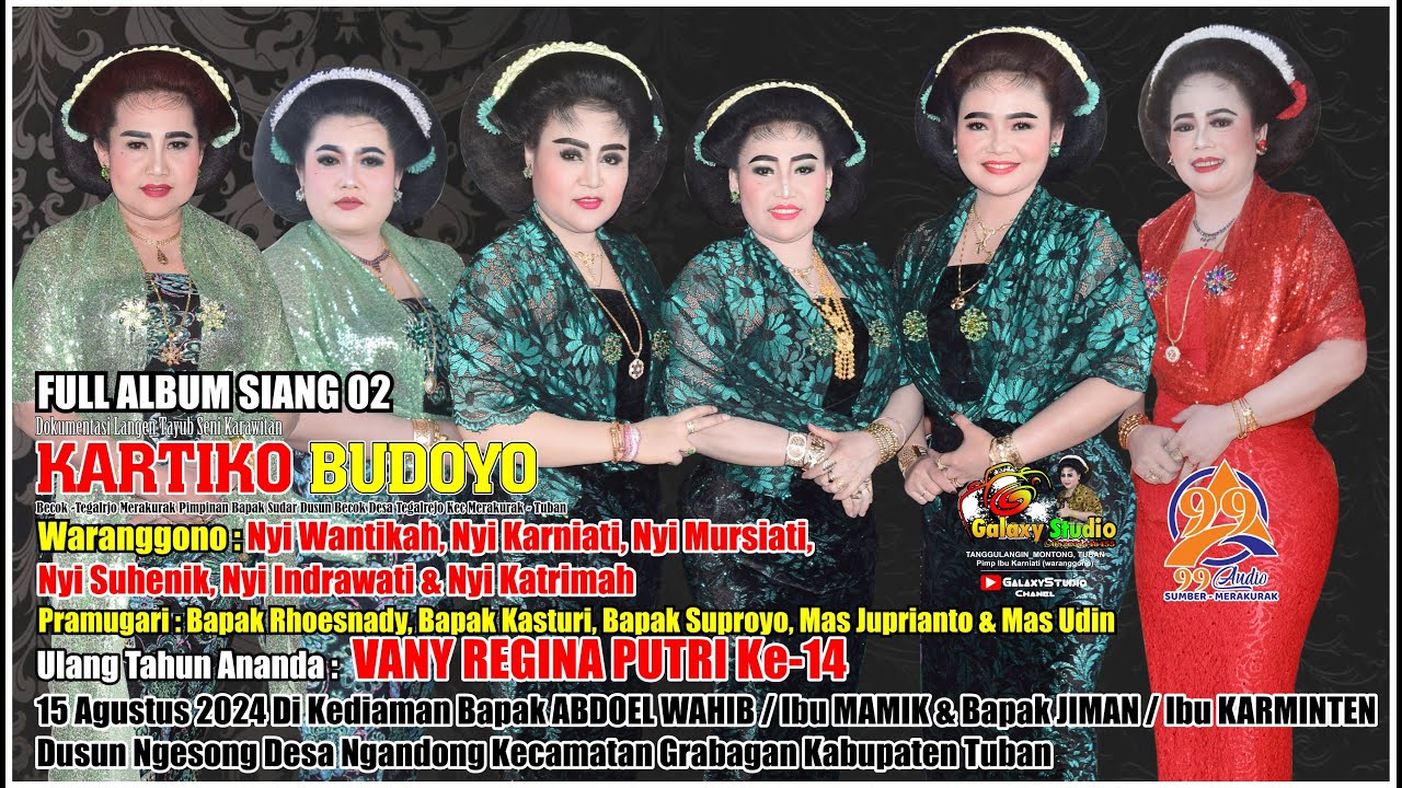 Nyi Wantika, Nyi Karniati, Nyi Henik Nyi Mursiati Tayub Ngandong Grabagan Tuban Siang 02