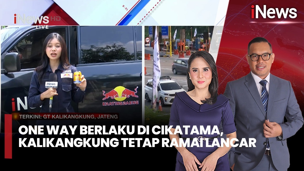 Puncak Arus Mudik, One Way Kembali Berlaku di Cikatama, Kalikangkung Ramai Lancar | iNews Today 19/3