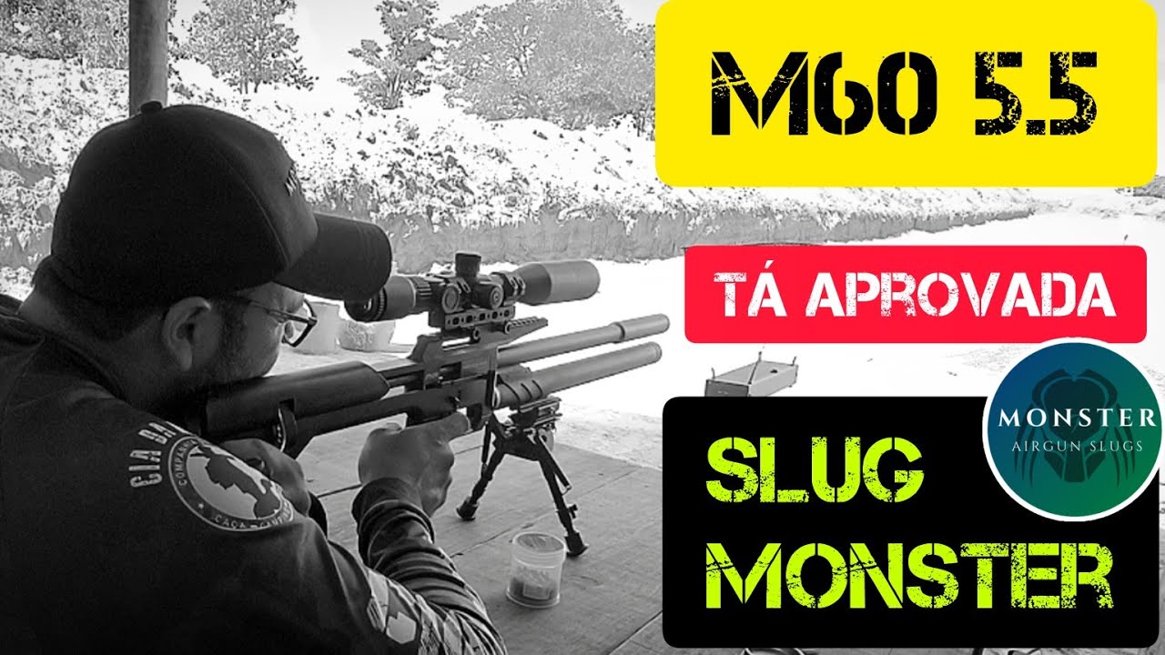 PCP M60 5.5 com Slug MONSTER tá incrível