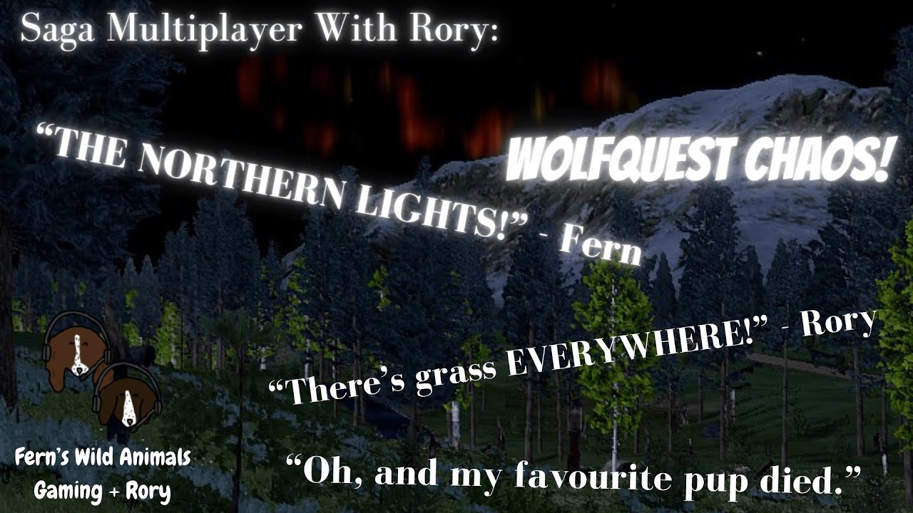 Хаос в WolfQuest!!!!!! (Многопользовательская игра WolfQuest с @RoryRiver)