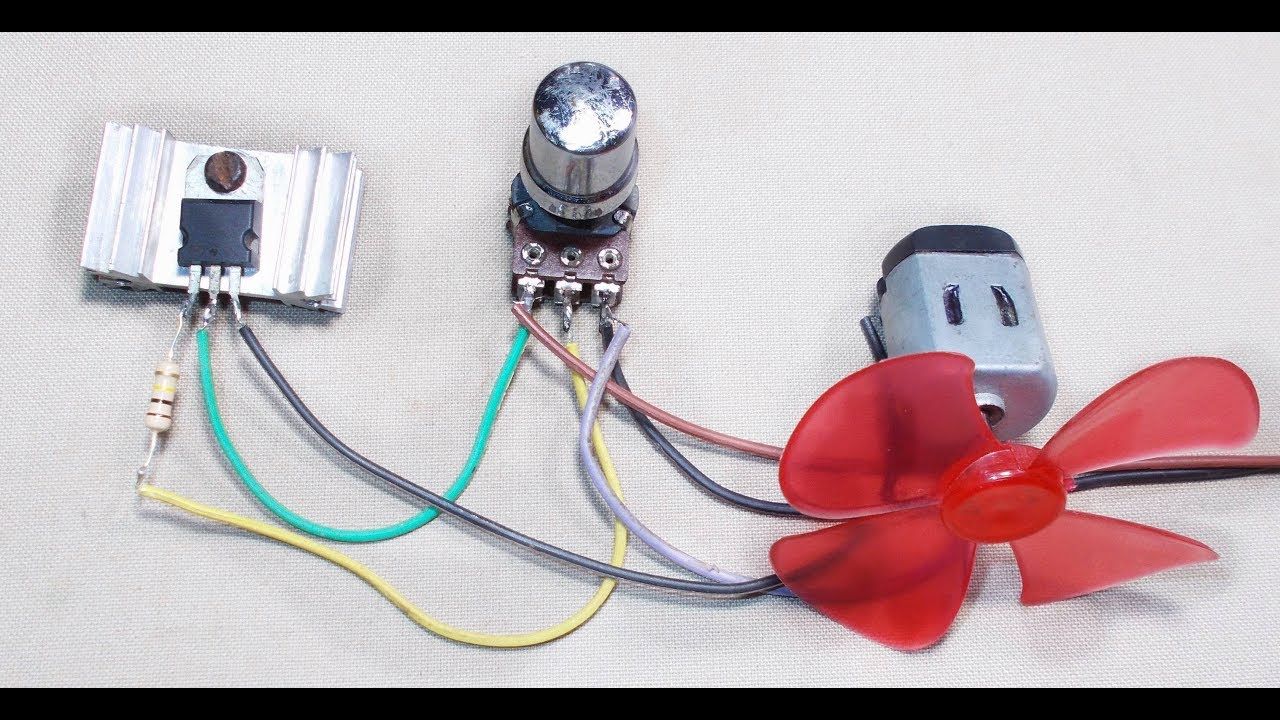 Tutorial- Simple DC Motor Speed Control Circuit | How to Make an Universal DC Motor Speed Controller