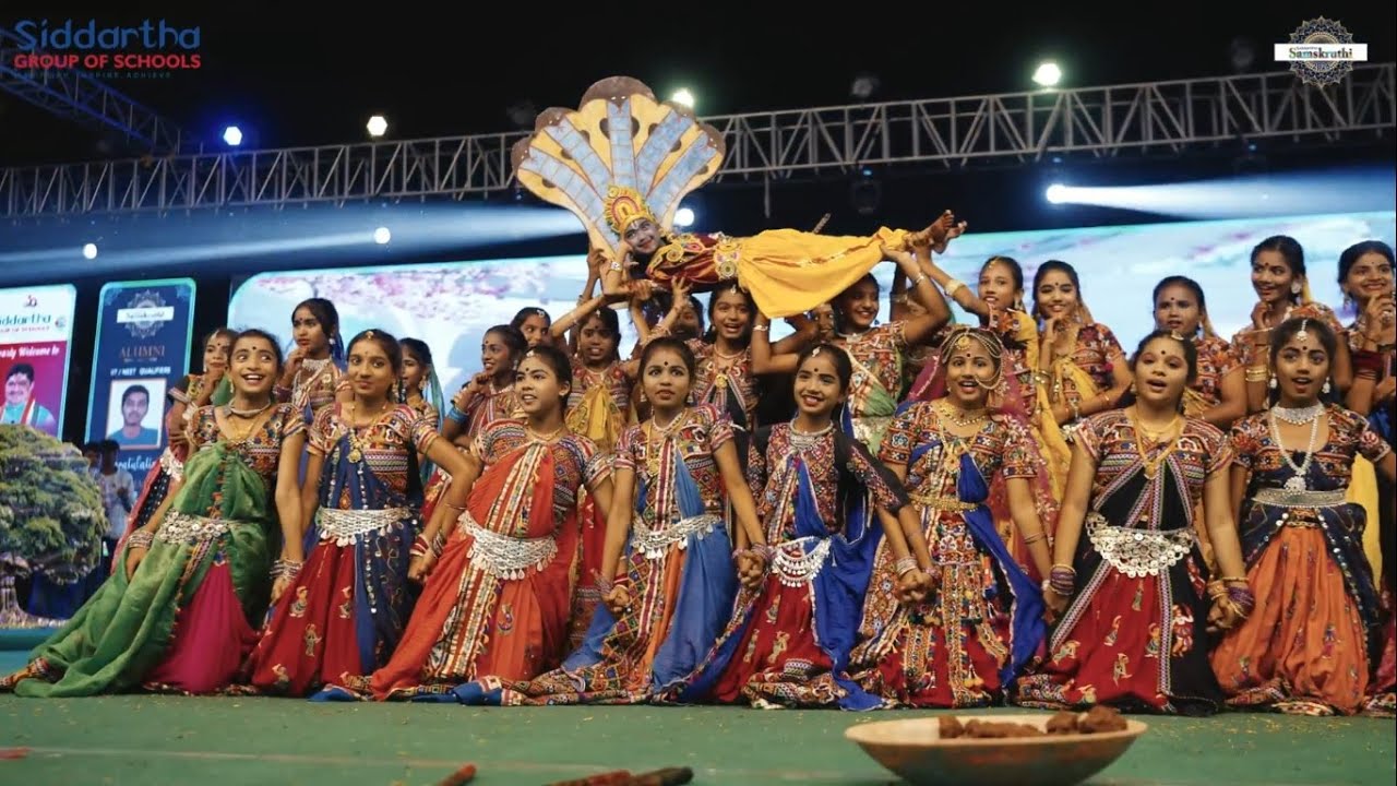 SAMSKRUTHI 2026 | Day 2 - Grade 6 and 7 students performed a Krishna-themed dance : BNR Campus.