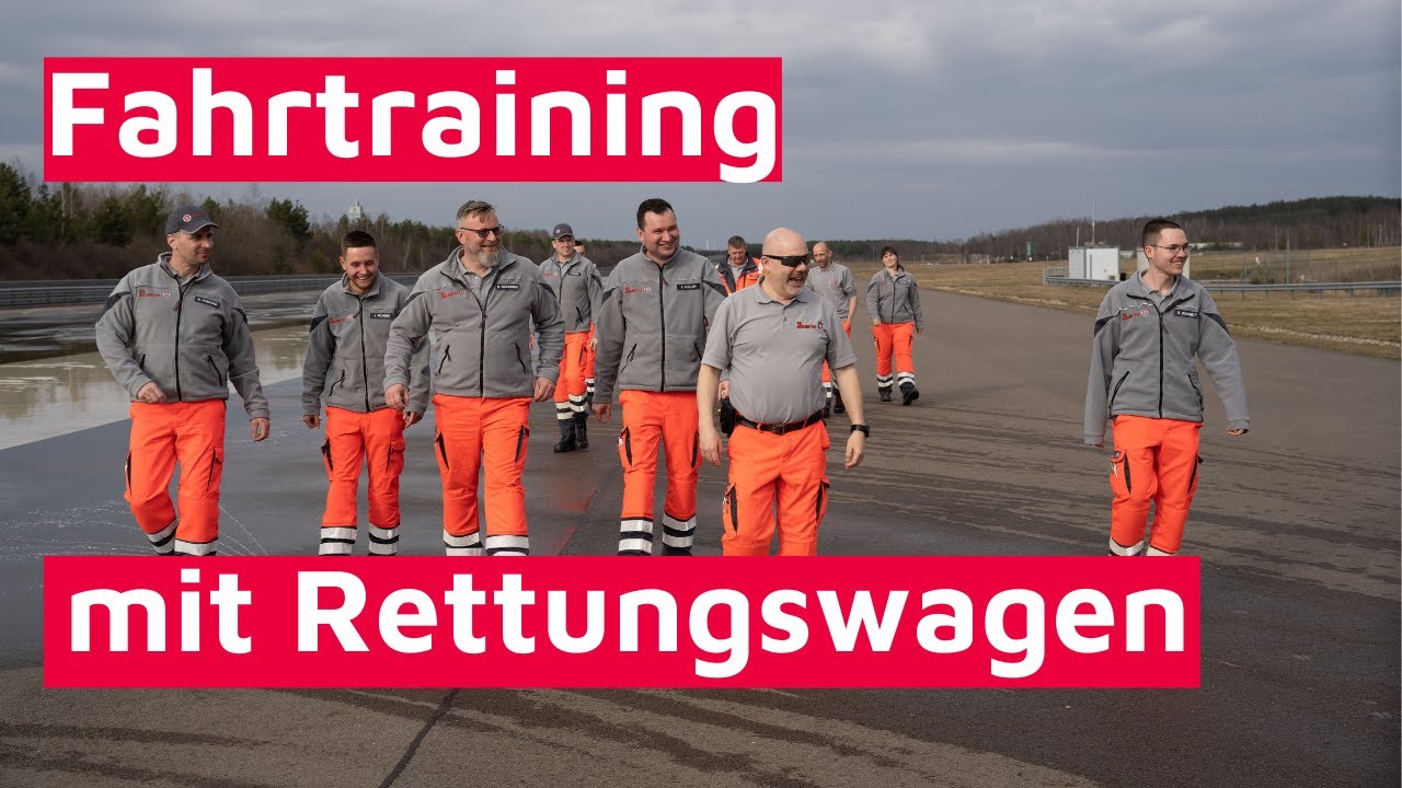Quietschende Reifen auf dem Lausitzring: Die Johanniter Sachsen beim Fahrsicherheitstraining