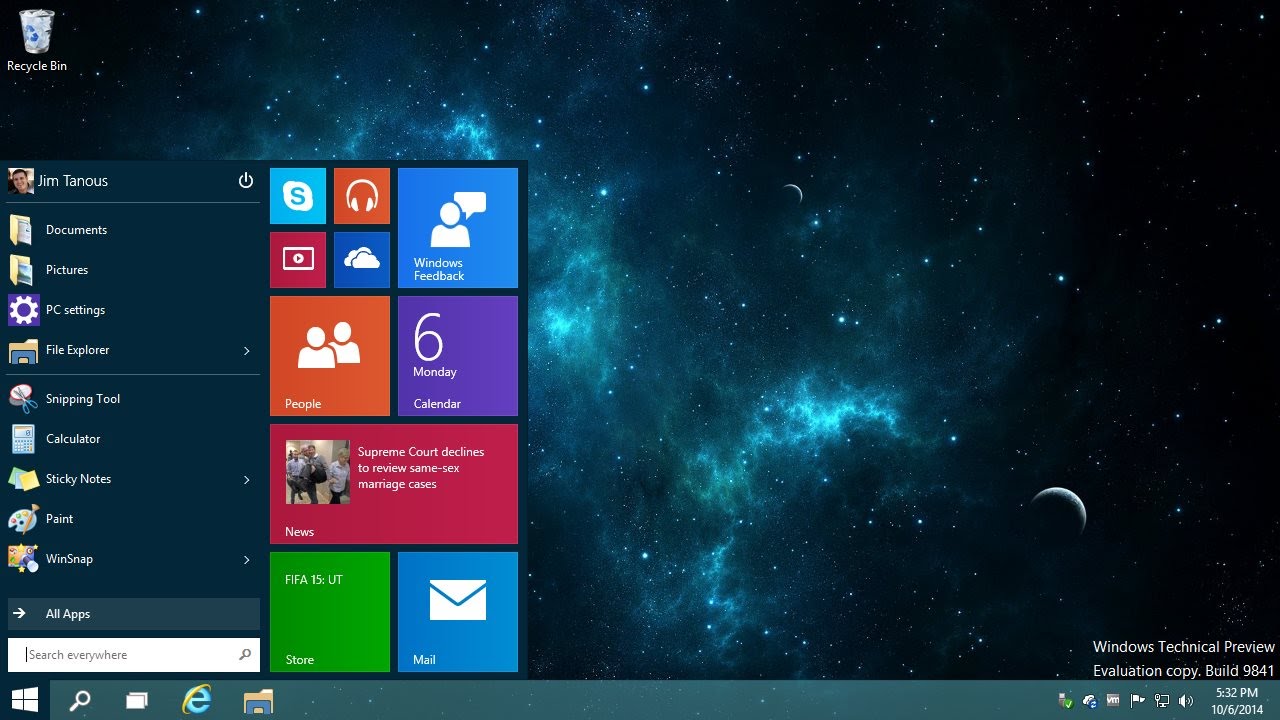 Beginner's Introduction to Windows 10.