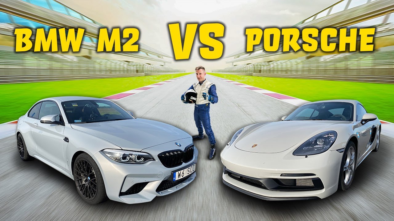 BMW M2 VS Porsche Cayman 718 GTS ( 2,5 l ) Pojedynek na torze - Grupa Rajdowy FELIX