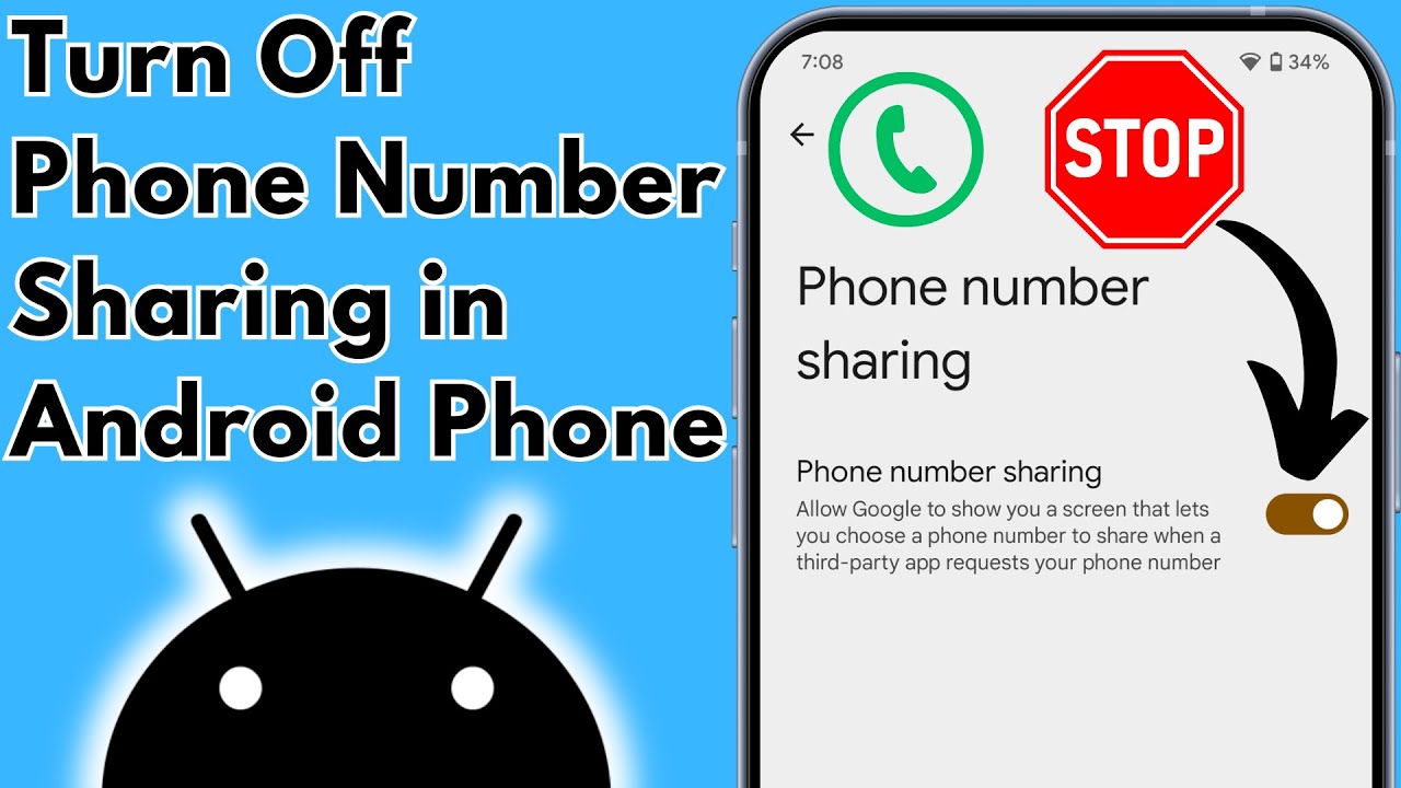 How to Turn Off Phone Number Sharing in Android Phone