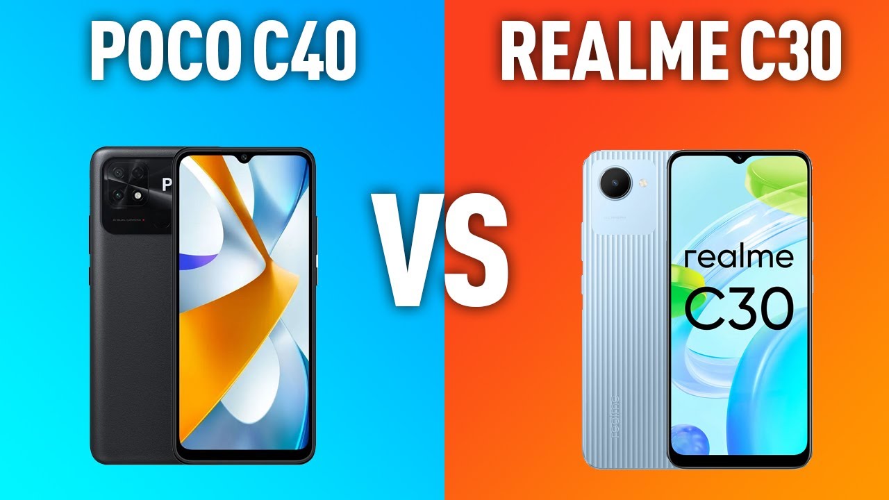Xiaomi POCO C40 vs Realme C30
