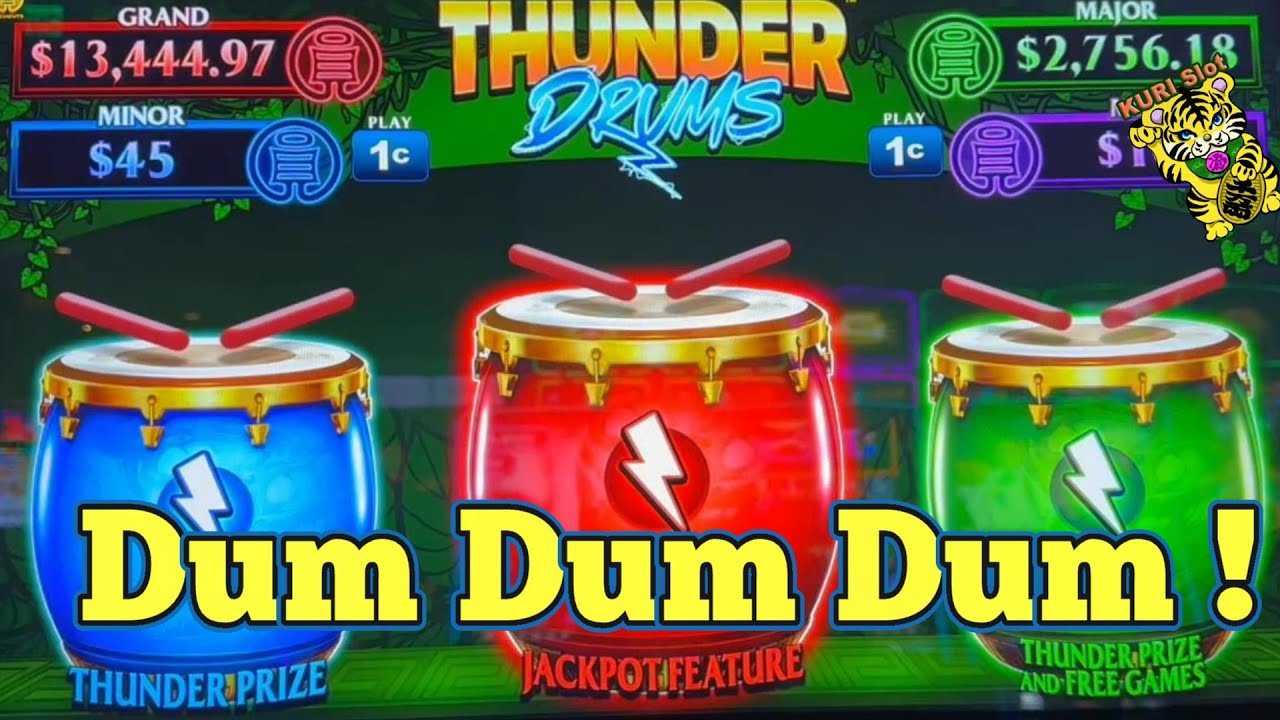 ★THE DRUMS RESOUND WITH A BOOMING SOUND !★50 FRIDAY 352☆RU YI WHEEL / QUAD SHOT / THUNDER DRUMS Slot