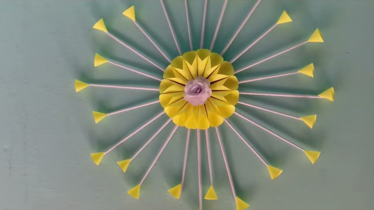 2 Beautiful wall hanging idea/ Paper wall decor ideas/ Easy wall decor ideas