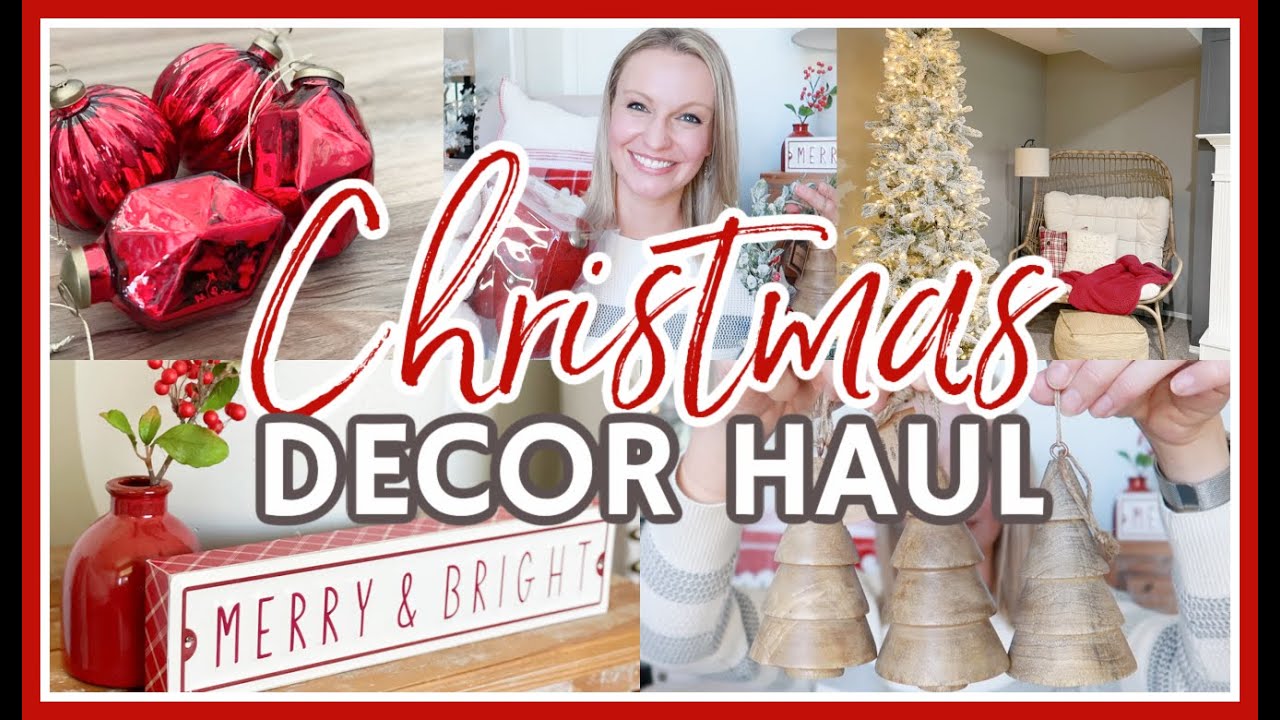 CHRISTMAS DECOR HAUL 2021! | FARMHOUSE CHRISTMAS DECORATING IDEAS