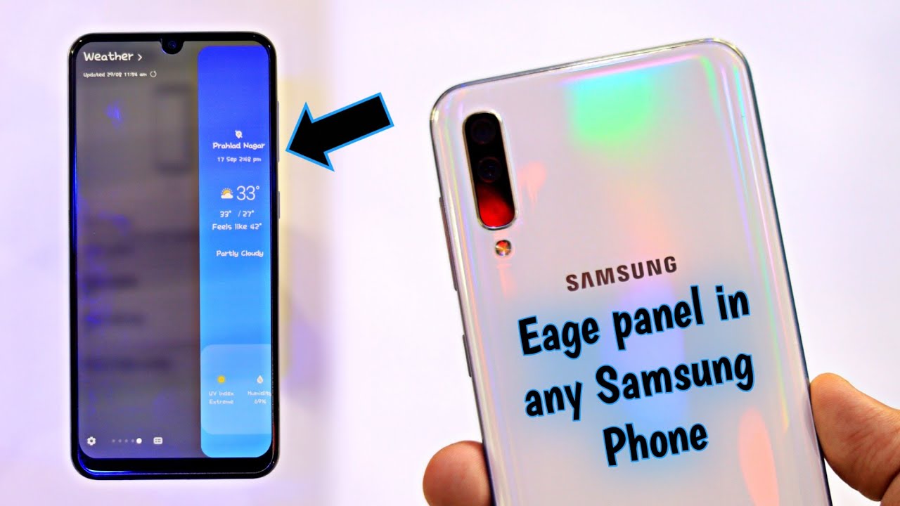 Edge panel for Samsung A50 with advanced feature🔥🔥