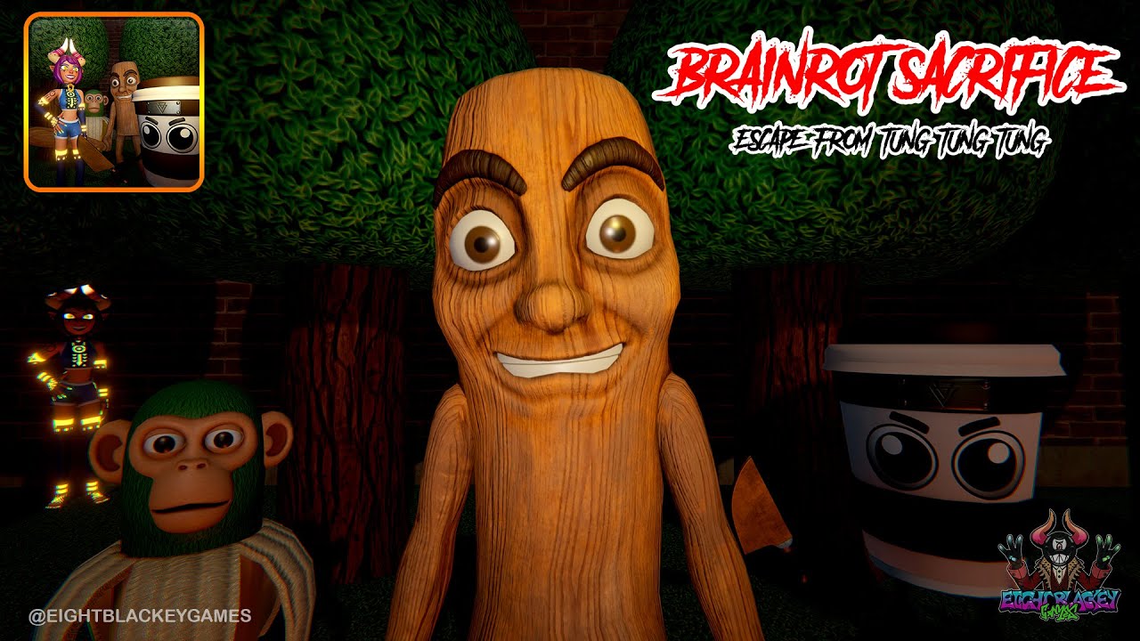 Brainrot Sacrifice: Escape TungTung Tung Second Level Gameplay(HardDifficulty)  #brainrot  #trending