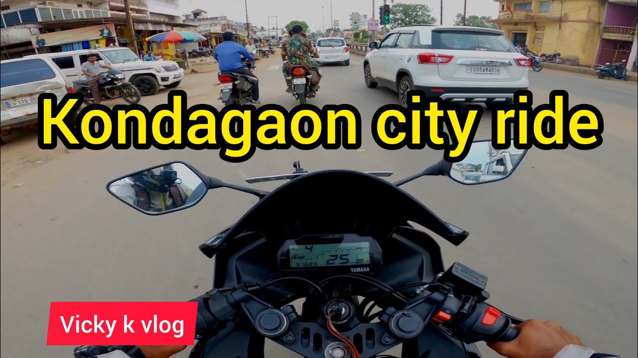 Kondagaon city  || Vicky k vlog || city ride kondagaon || bastar