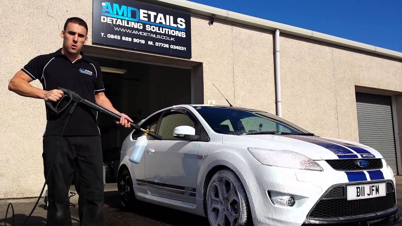 Demonstrating the AMDetails method of snowfoam application
