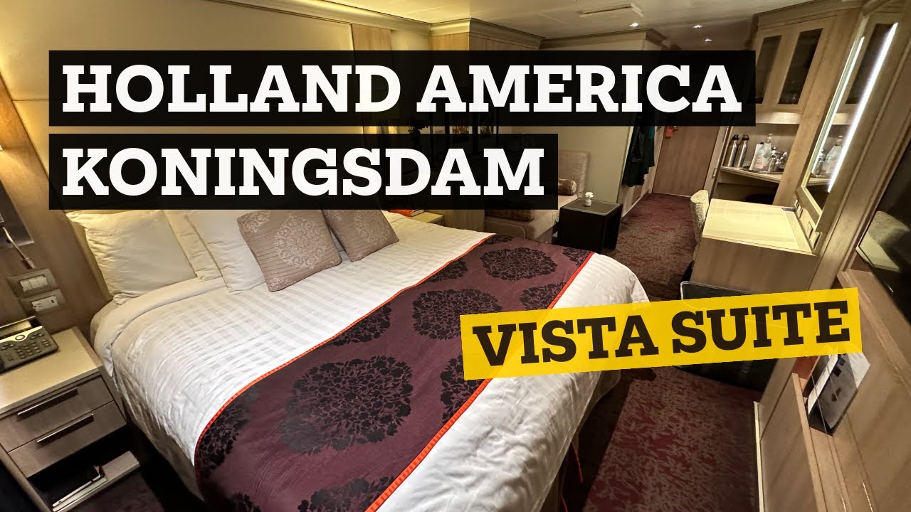 Worth the Extra Cash? | Holland America Koningsdam Vista Suite Cabin Tour