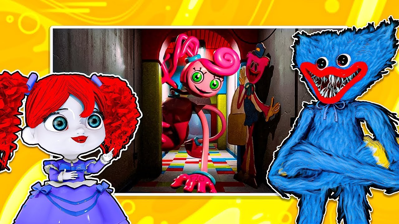 Huggy Wuggy and Poppy REACT to Poppy Playtime Chapter 2 ANIMATIONS
