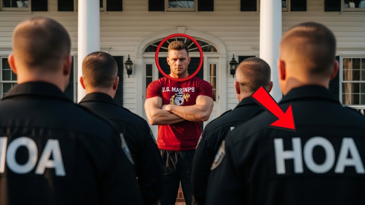 HOA Showed Up to Bully Me—Didn’t Expect My Marine Son To Answer The Door!