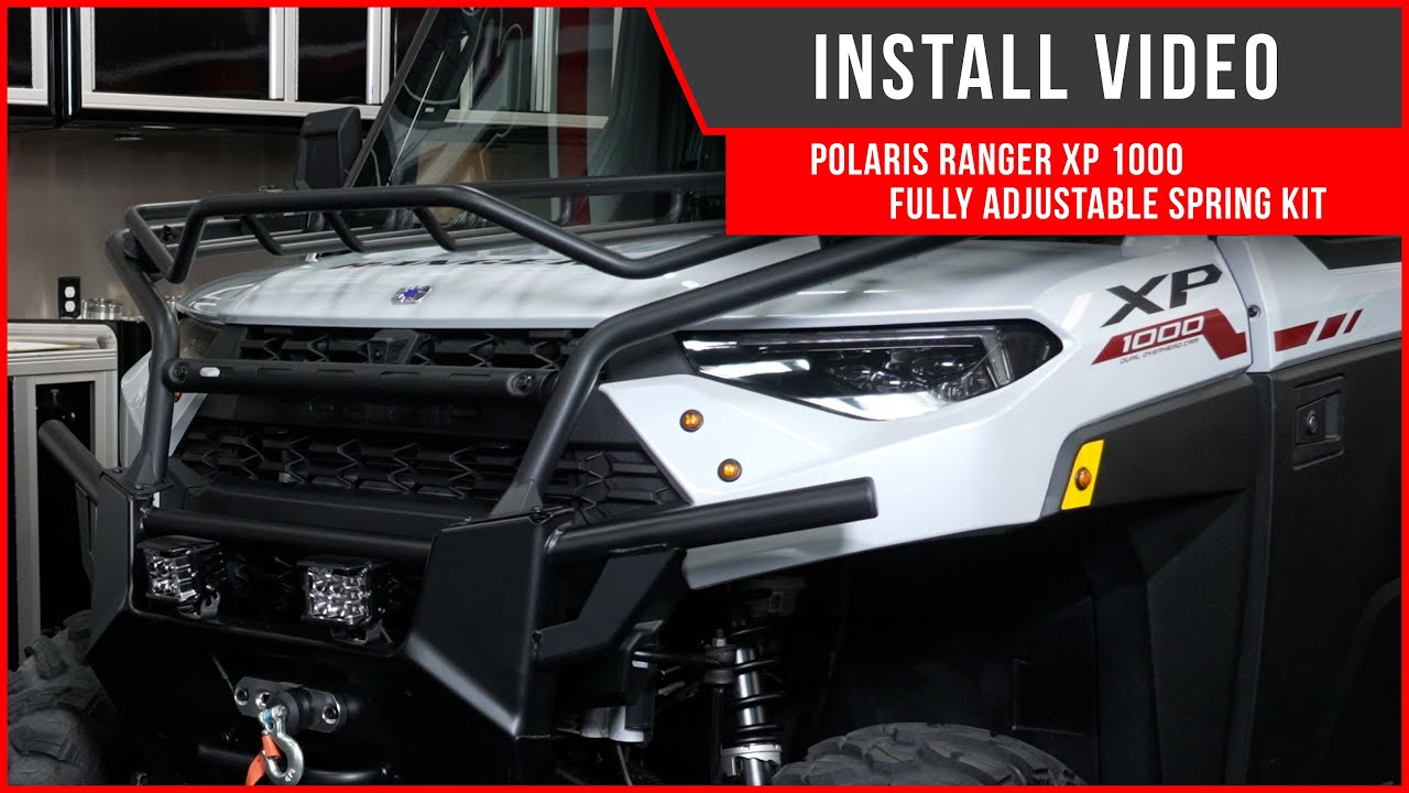 Polaris Ranger XP1000 - Fully Adjustable Spring Kit // INSTALL