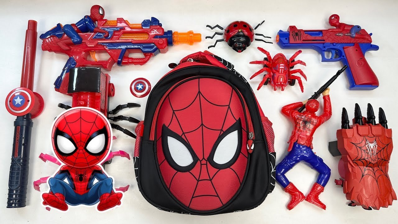 9 minute exciting Spider Man series toy Unboxing, marvel hero characters, popular figures. action