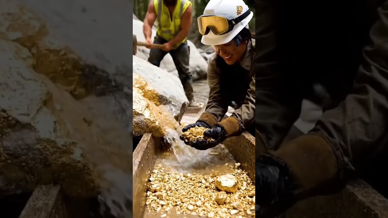 "Unbelievable! Found a HUGE Gold Nugget in the Creek!" 