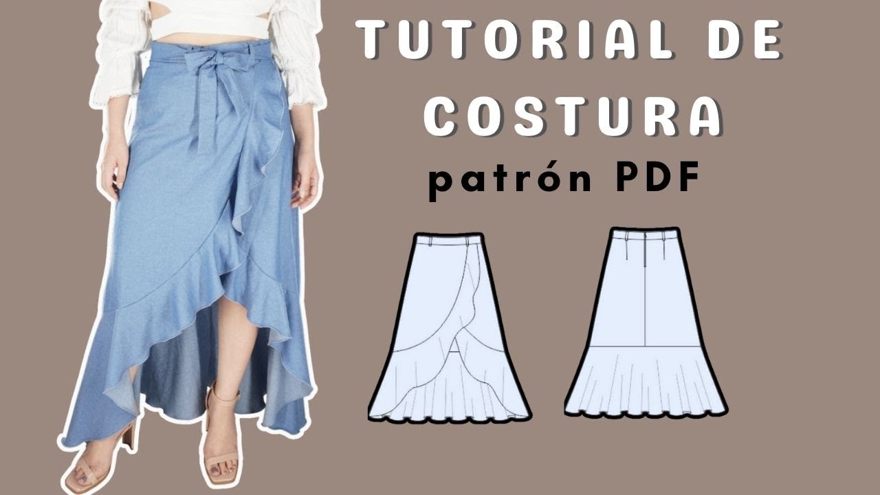 CONFECCIÓN FALDA CRUZADA CON BOLERO 1176