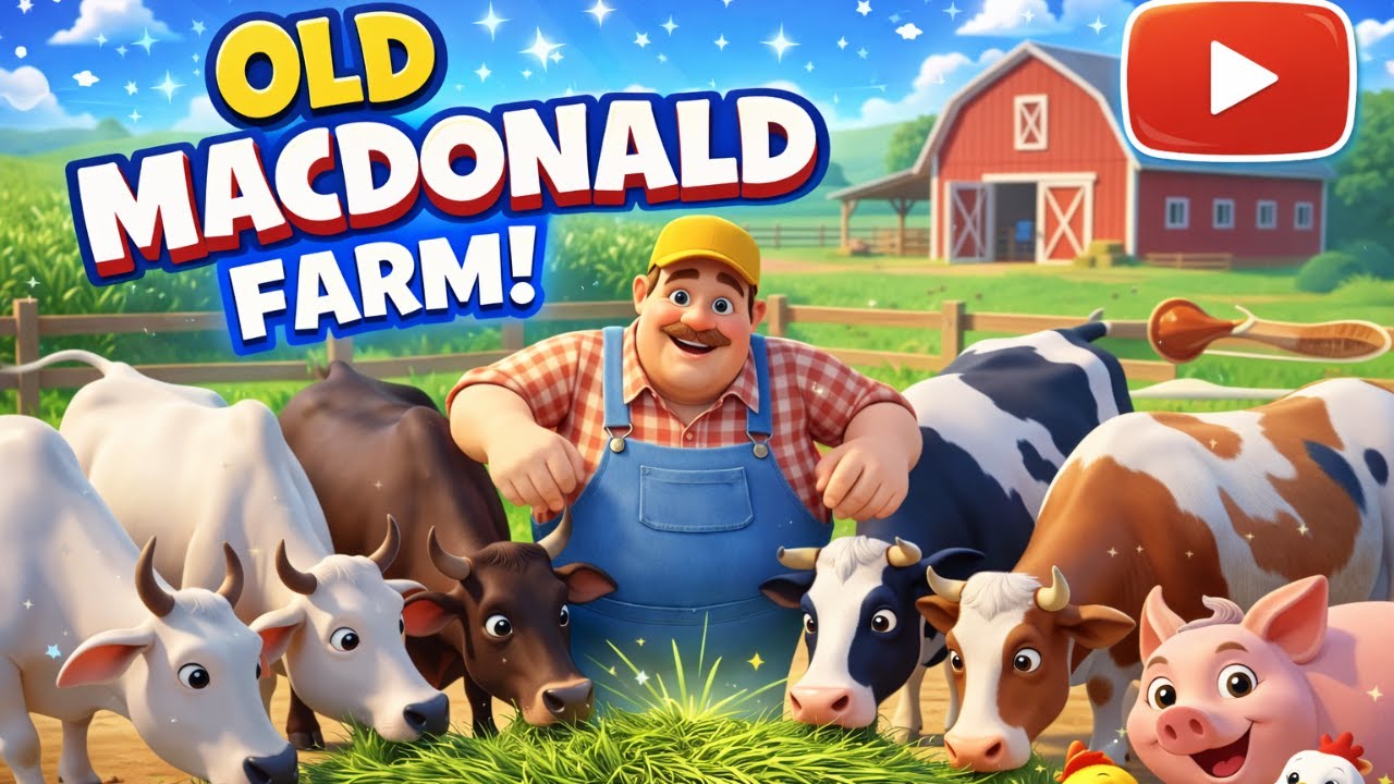 Old Macdonald had a farm e-i-e-i-o | old macdonald had a farm | nursery rhymes for babies old