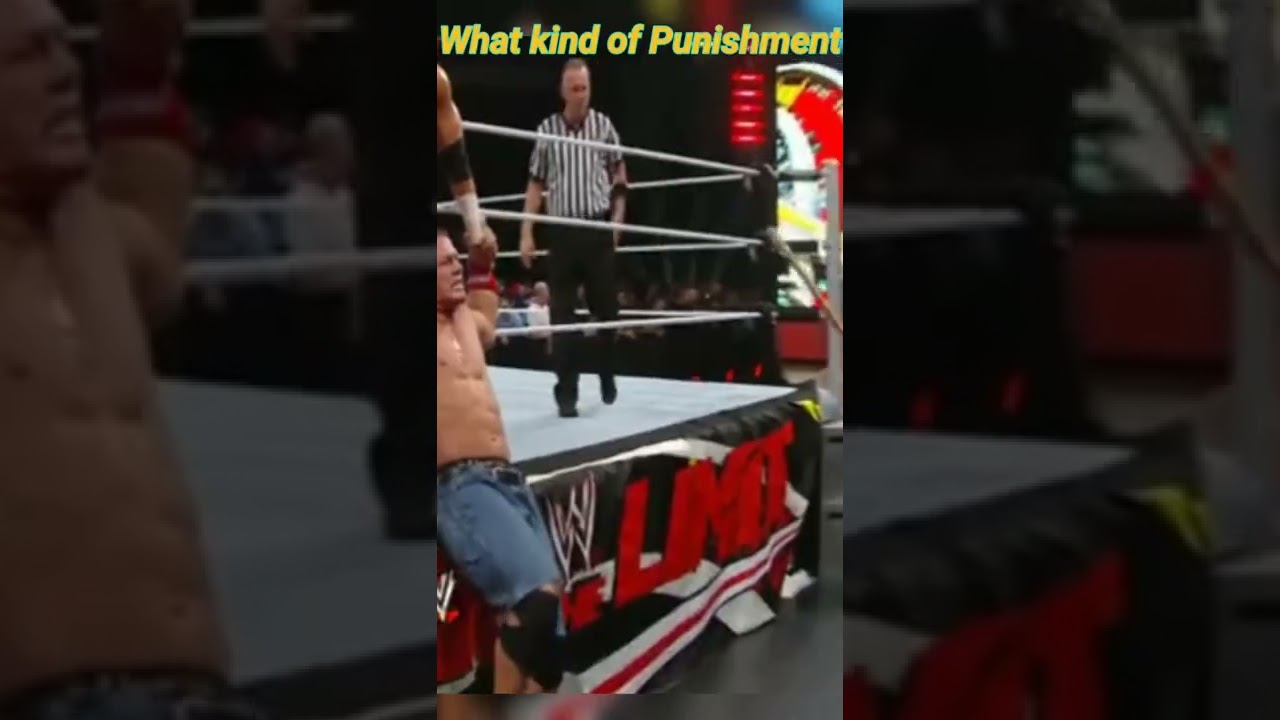 Comedy    John Cena VS The Miz   WWE fight    what a amazing Fighting