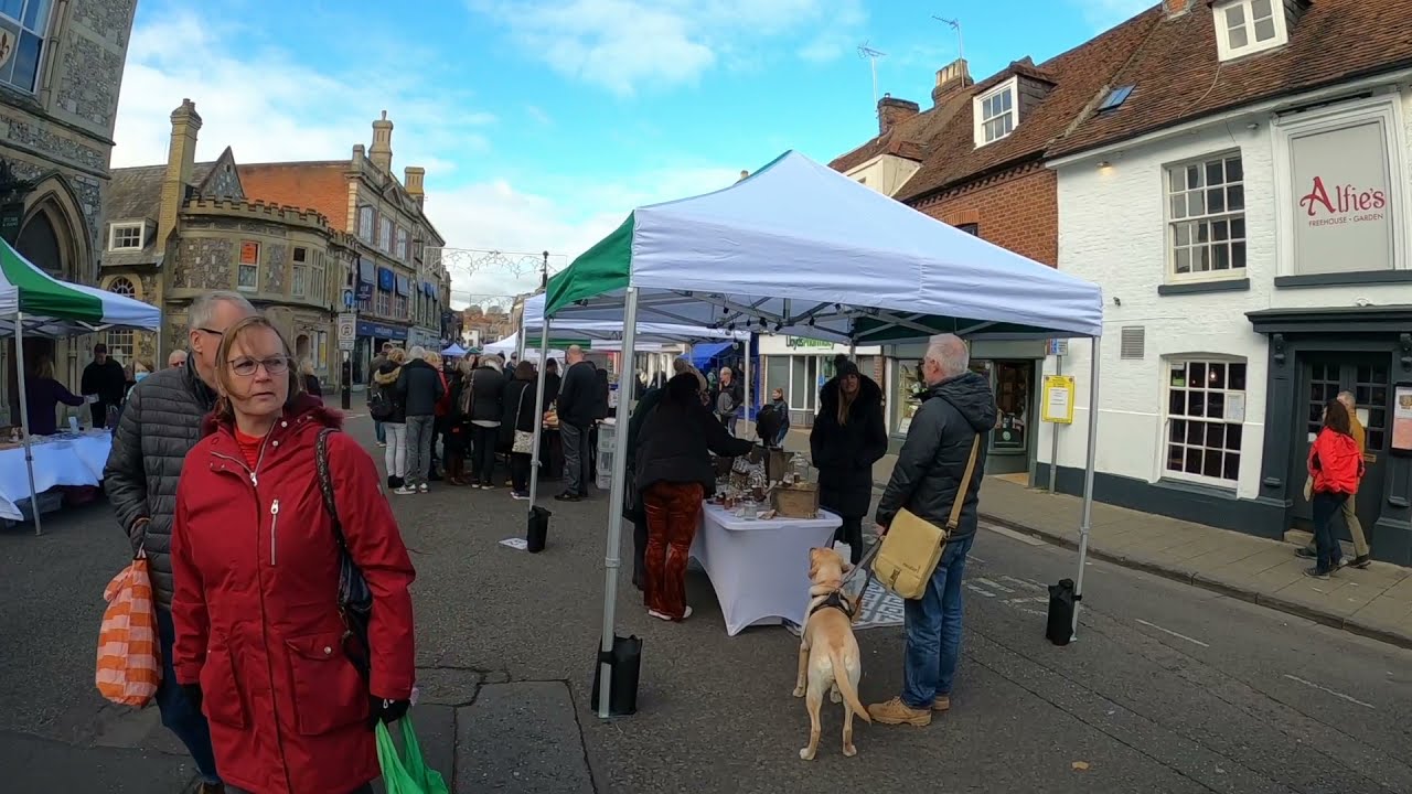 Winchester and Christmas market walkthrough - Nov 2021