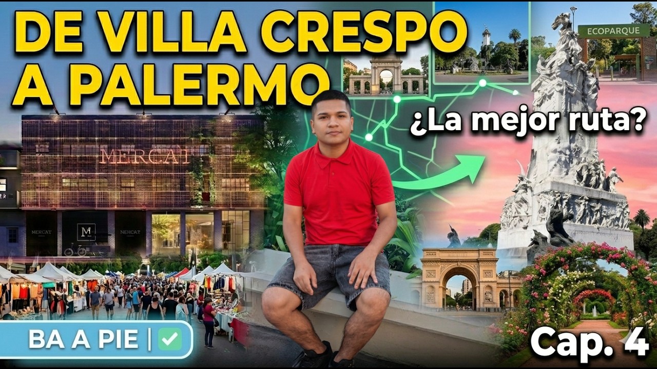 DESCUBRIENDO BUENOS AIRES SIN BUS TURISTICO–EPISODIO 4: Palermo y el Rosedal
