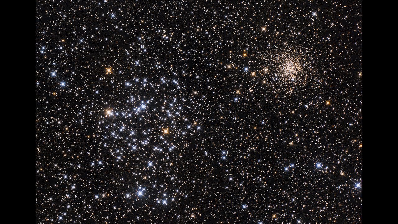 M 35 und NGC 2158 -  offenen Sternhaufen zu Weihnachten -  wieso die Sterne so schöne Strahlen haben