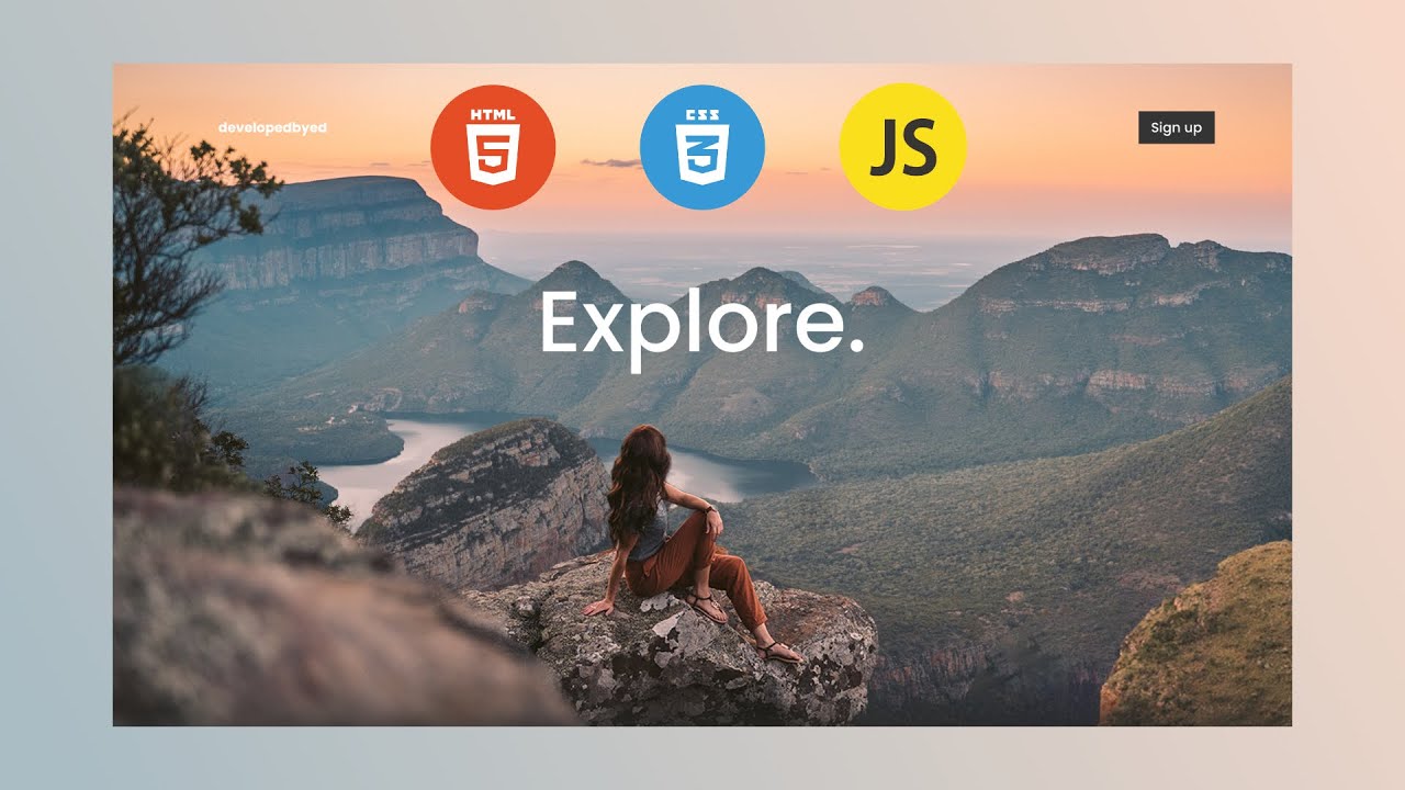 Build Parallax Website With HTML CSS & Javascript