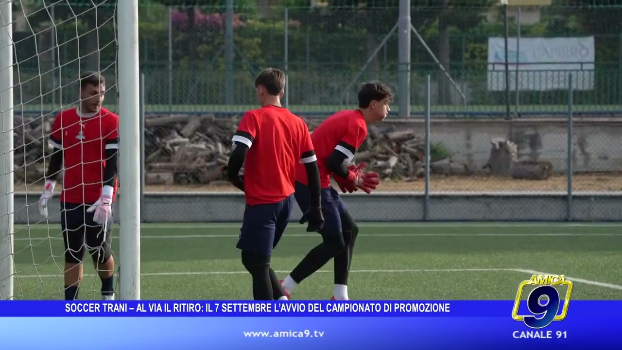 Soccer Trani - Al via il ritiro, il 7 settembre l'avvio del campionato di promozione