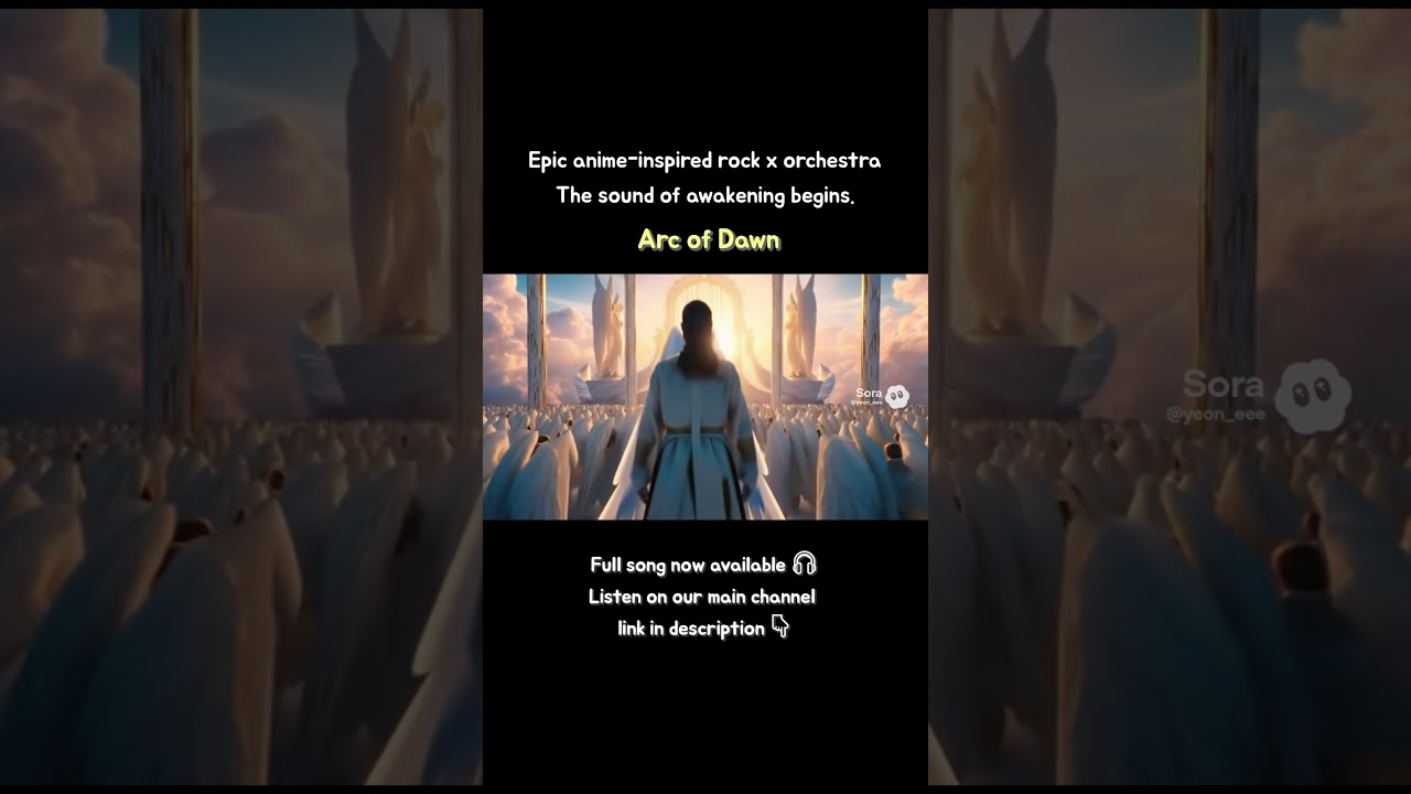 Arc of Dawn 🎧 Epic Anime-Style Opening Song | Emotional Fantasy Rock × Orchestra
