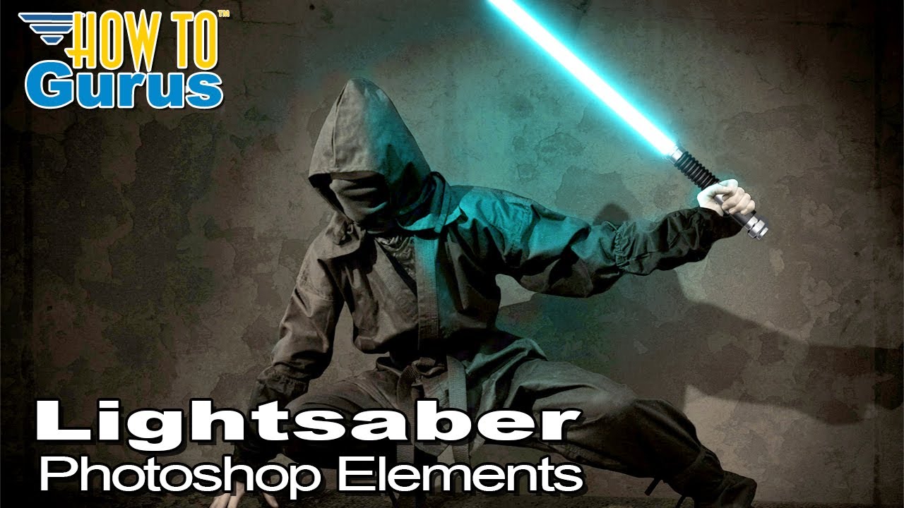 How You Can Make a Great Lightsaber Effect using Photoshop Elements