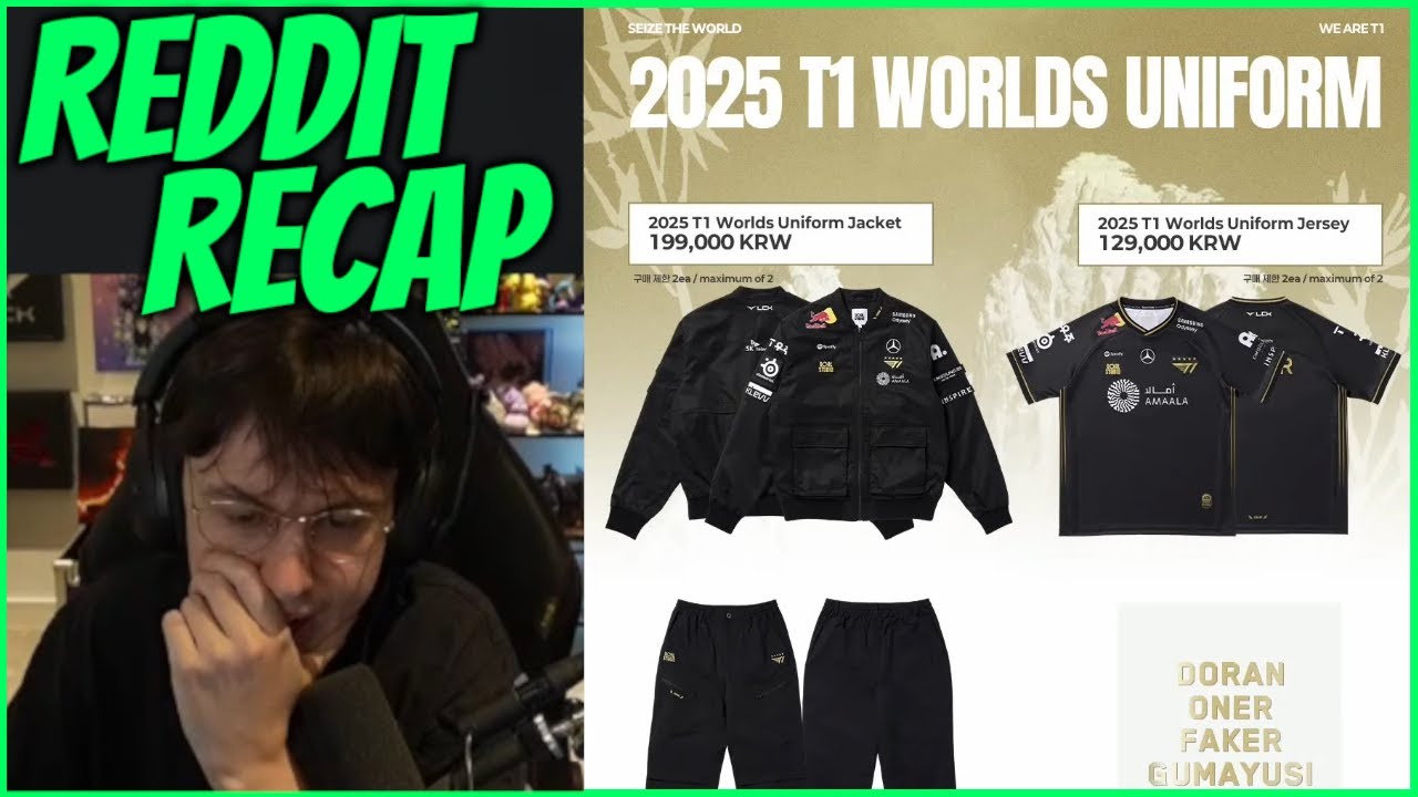 Caedrel Reacts To T1 & Gen.G's Worlds 2025 Kit + PlayStation State Of Play