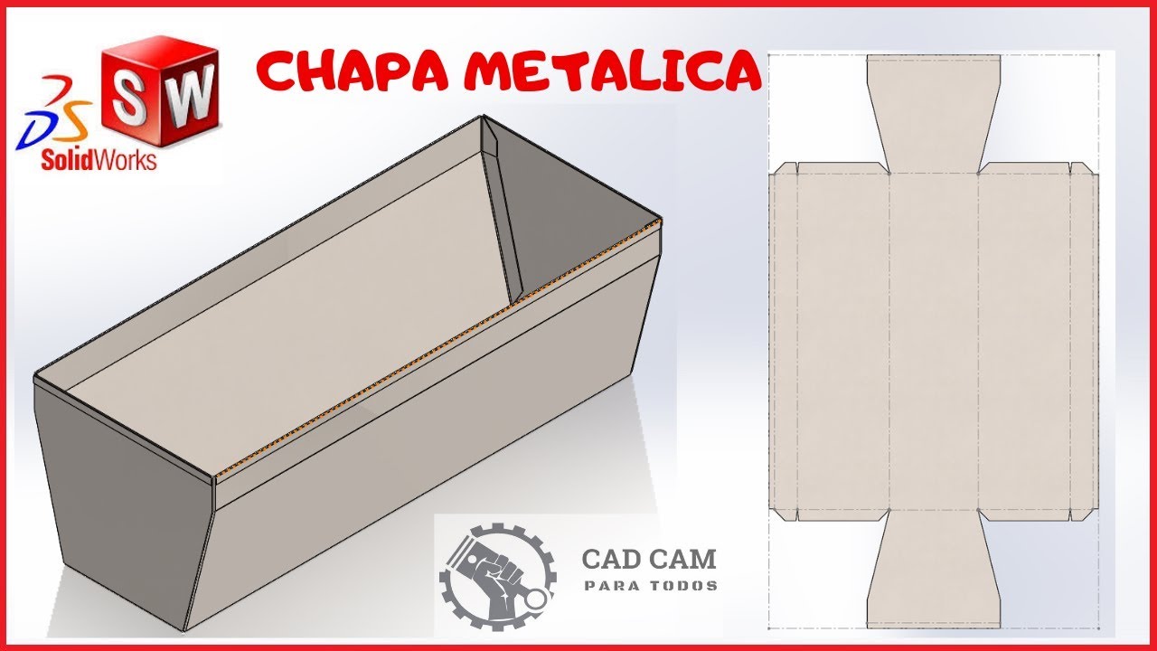 👍CHAPA METALICA EN SOLIDWORKS [2]👀 2019