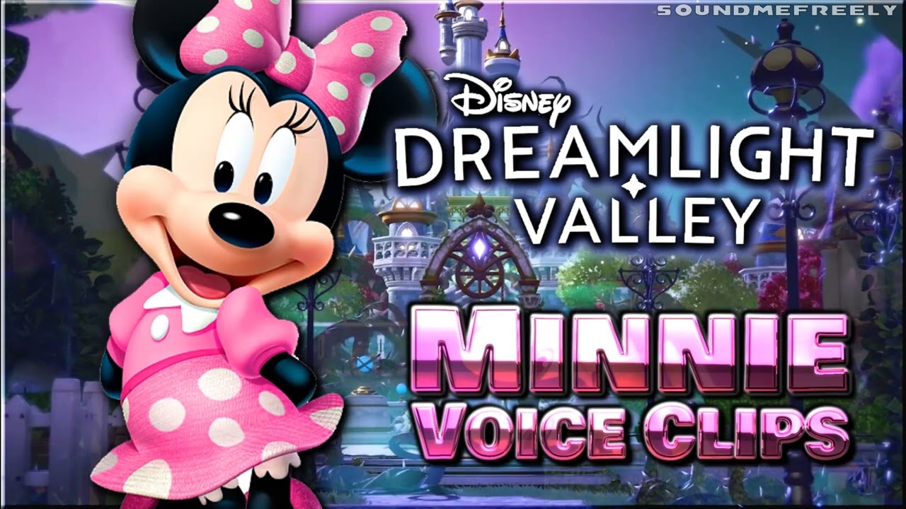 All Minnie Mouse Voice Clips • Disney Dreamlight Valley • All Voice Lines • 2022 (Kaitlyn Robrock)