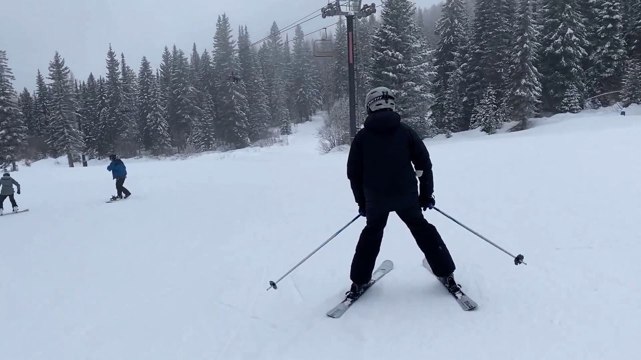 Ski day one - Whitefish Chair 9