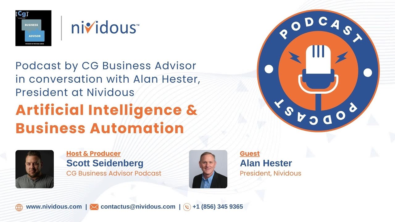 Podcast by CG Business Advisor in conversation with Alan Hester, President at Nividous