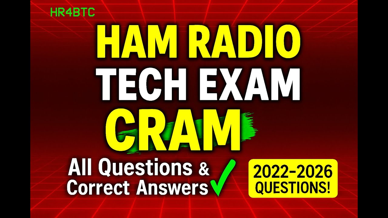 Ham Radio Tech Exam Cram: All Questions and Correct Answers By HR4BTC