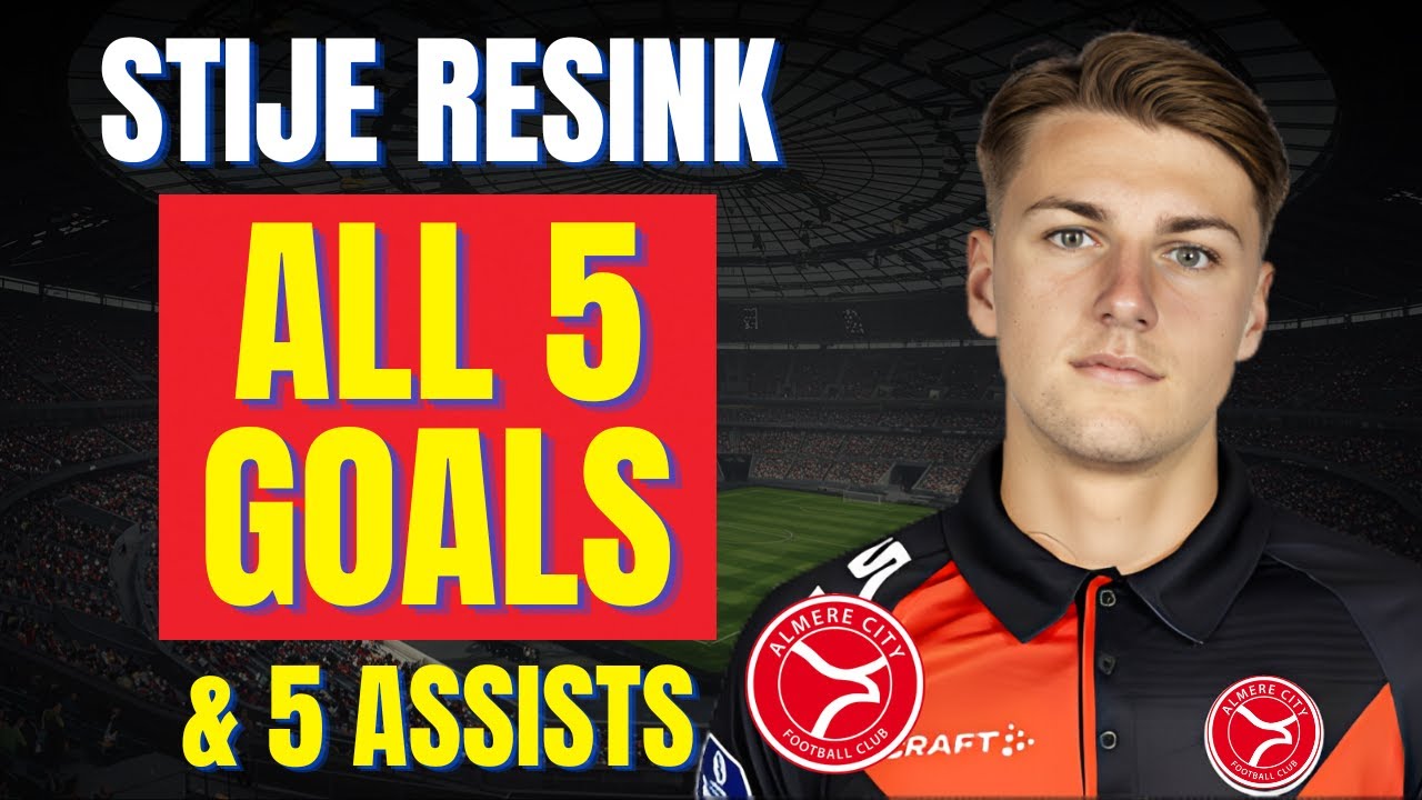 Stije Resink - ALL 5 GOALS & ASSISTS FOR ALMERE CITY | Skills & Highlights
