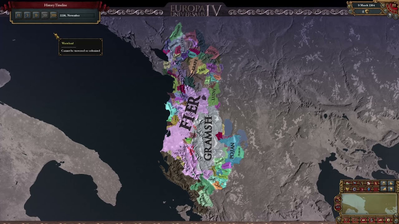 EU4 Albania Universalis - Timelapse