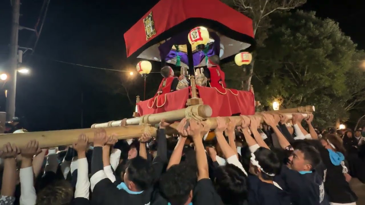 2024,11,3 和田祭り 西組本宮 宮入