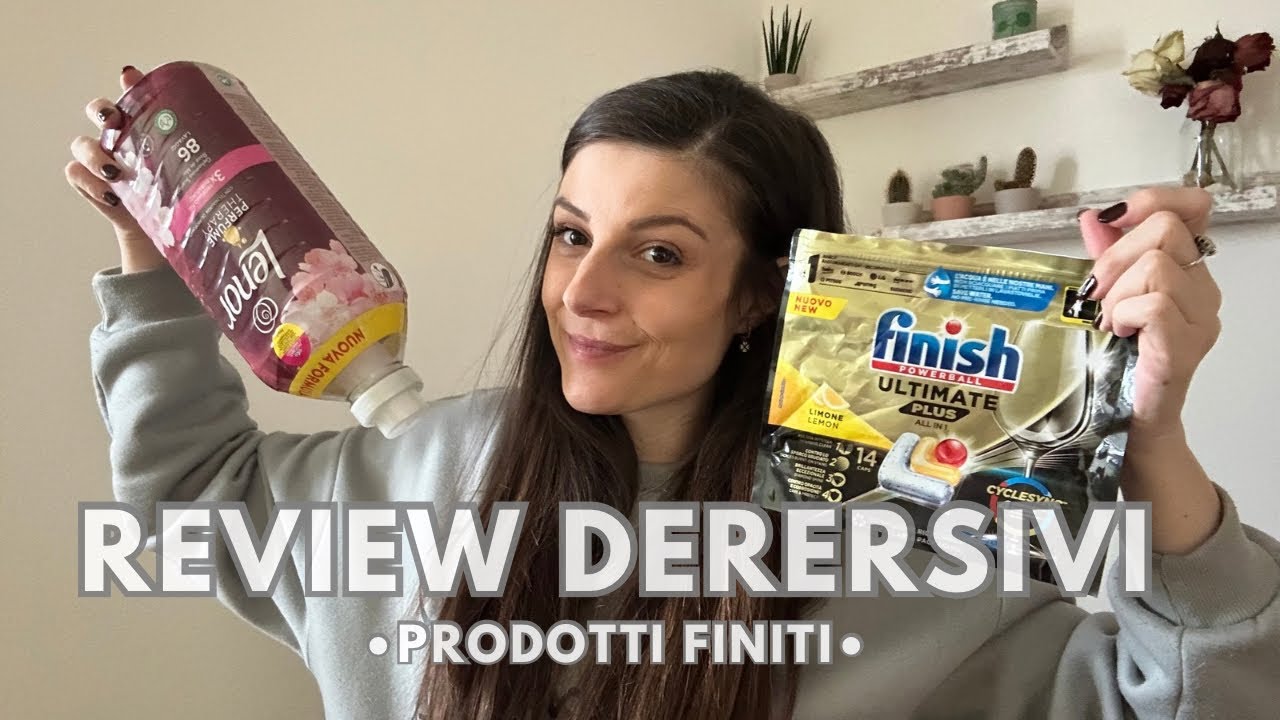 Prodotti Finiti Pulizie-REVIEW DETERSIVI!!