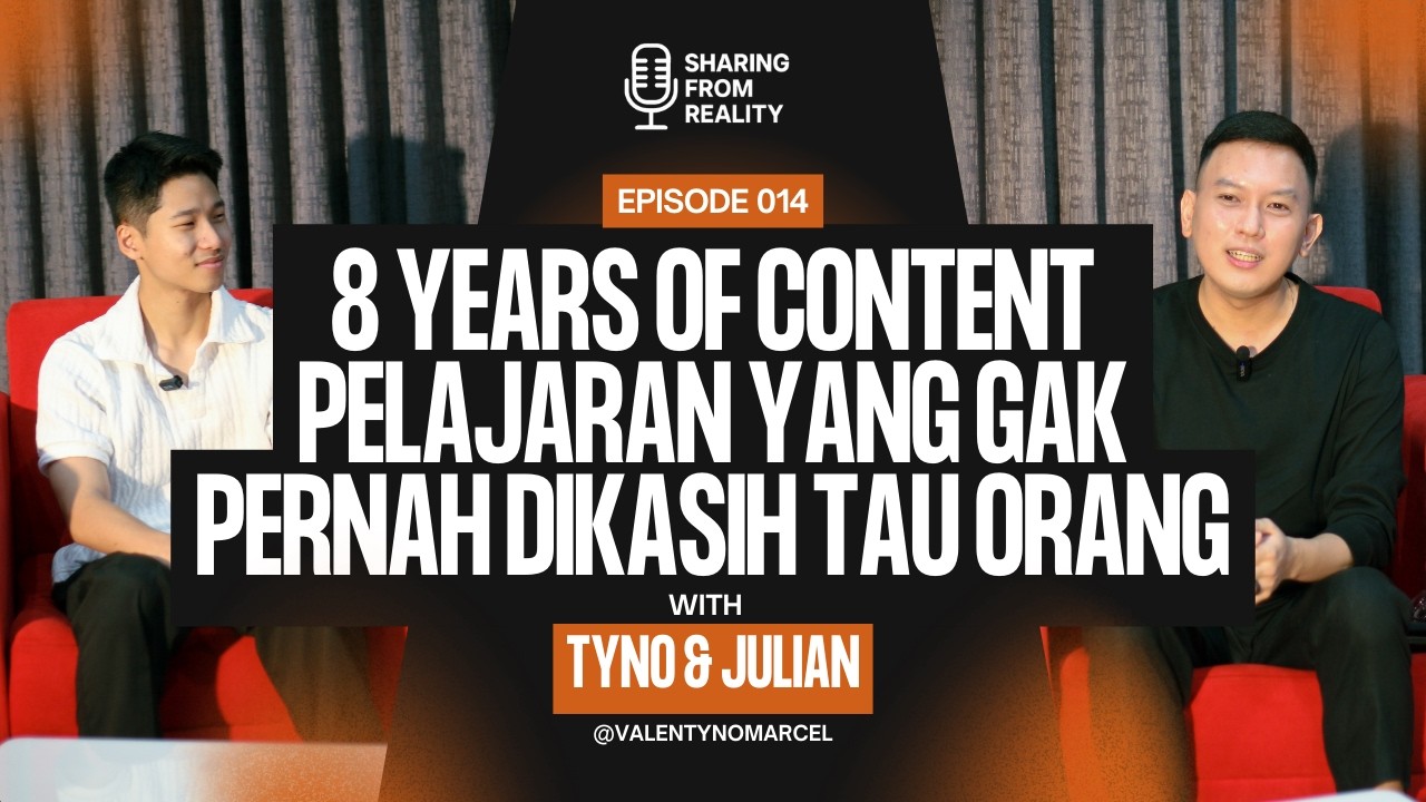 Sejak 2017: 8 Tahun Perjalanan & Pelajaran di Dunia Konten #sharingfromreality